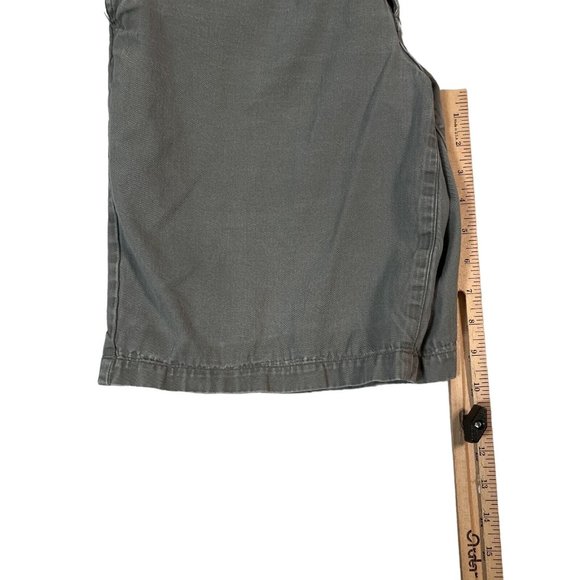 DOCKERS Shorts Men's Casual Fit Chinos Slash Pkts Button Closure Gray 33 - Picture 7 of 12